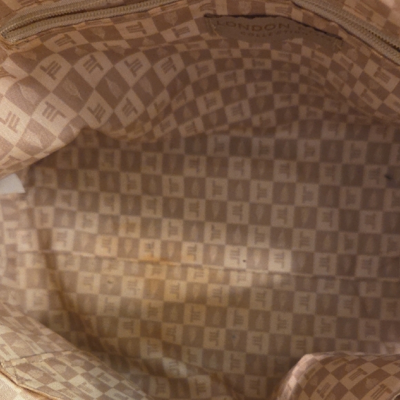 2 For 20  London Fog Brown Crocodile Satchel - Picture 6 of 7